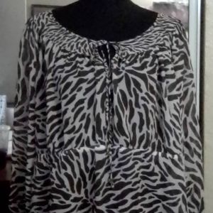 Michael Kors 100% Silk Blouse size 3X